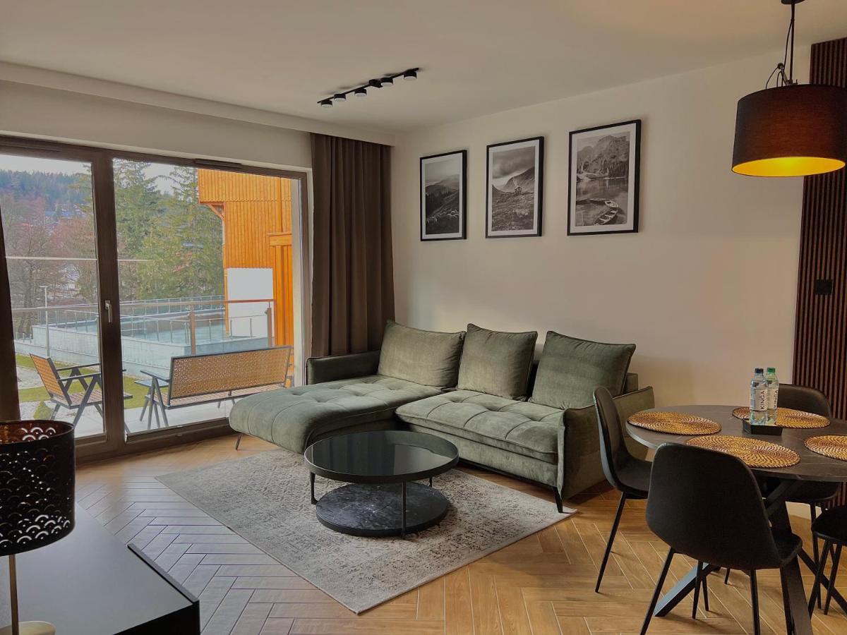Modern Stone Hill Apartment Шклярська Поремба Екстер'єр фото